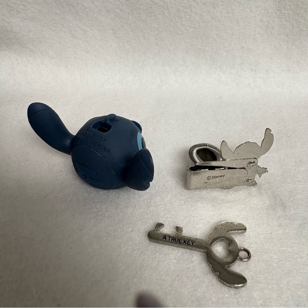 Set of 3 STITCH Pen Holder Key Plastic Key Cover Disney Japan - Picture 7 of 9